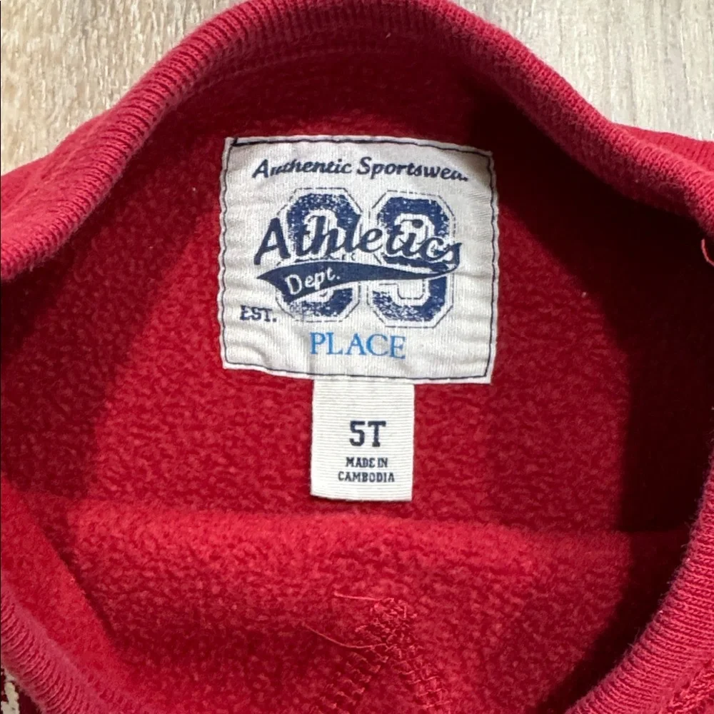 The Children's Place Red All Sport University Team Sweater